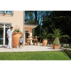 GARANTIA ANTIQUE AMPHORA 600L REGNVANDSBEHOLDER 920X1420 MM TERRACOTTA