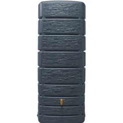 GARANTIA SLIM STONE 500L REGNVANDSBEHOLDER 750X1840X510 MM MØRKEGRÅ