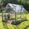 HALLS ICON 8 DRIVHUS EKSKL. SOKKEL 3 MM DELT GLAS ALU 8,1 M2