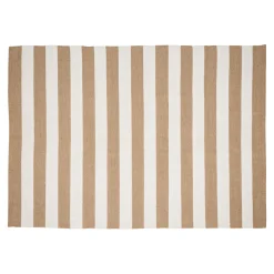 OUTRIUM PONZA UDENDØRSTÆPPE GENANVENDT PLAST (PET) BEIGE / OFF WHITE 140X200 CM