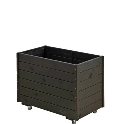PLUS BLOMSTERKASSE SORT 66 X 48 X 88 CM