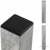 PLUS STÅLSTOLPE VARMGALVANISERET STÅL 8 X 8 X 238 CM