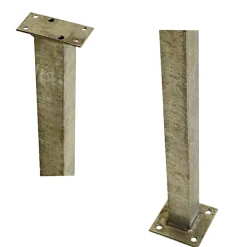 PLUS STÅLSTOLPE VARMGALVANISERET STÅL 4.50 X 4.50 X 103.30 CM
