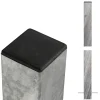 PLUS STÅLSTOLPE VARMGALVANISERET STÅL 8 X 8 X 268 CM