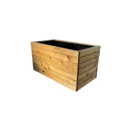 UPYARD PLANTEKUMME TRYKIMPRÆGNERET TRÆ BRUNBEJDSET 36,5×36,5×35 CM
