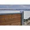 WIMEX TREND V-PROFIL HEGNSFAG THERMOBEHANDLET GRAN 189.30 X 180 CM